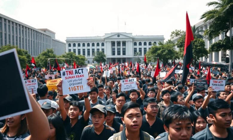 Demo Mahasiswa Trisakti & Puluhan Kampus Tolak Revisi UU TNI 2025