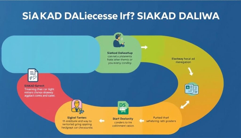 Gambar proses pendaftaran SIAKAD DALWA