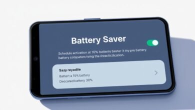 Battery Saver Schedule